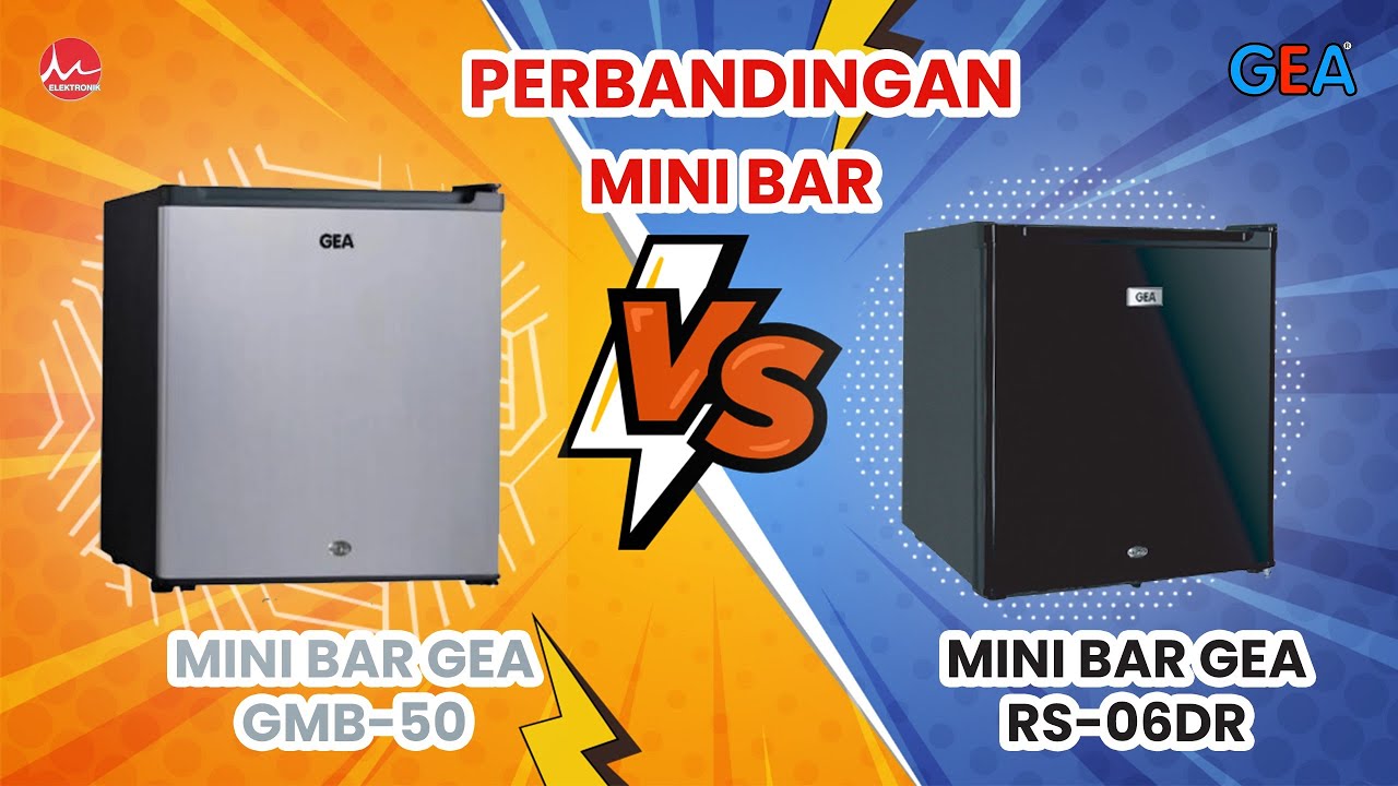 APA SIH BEDA NYA RS06DR DENGAN GMB 50?! REVIEW PERBANDINGAN MINI BAR GEA #minibar #kulkasmini