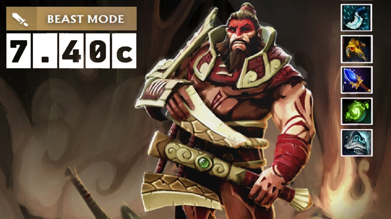 [DOTA 2] BEASTMASTER [OFFLANE] [7.40c] [7500mmr] [2]
