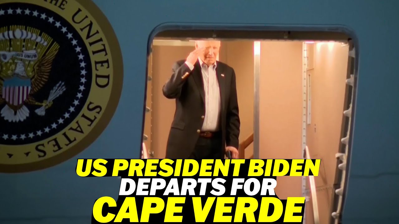 US President Biden begins first Africa visit |Biden departs Joint Base Andrews for Cape Verde | USA