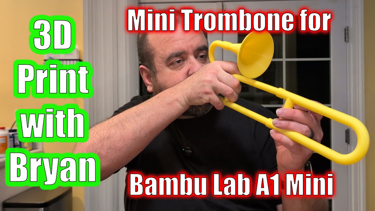 3D Print with Bryan: Mini Trombone for Bambu Lab A1 Mini Remixed by SurreyGU7