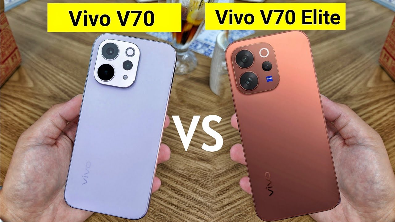 Полное сравнение Vivo V70 и Vivo V70 Elite | Дата выхода и цена серии Vivo V70 в Индии