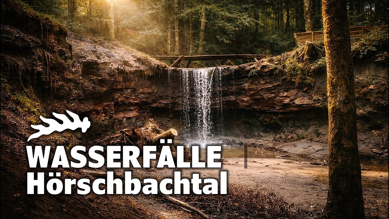 Die Wasserfälle in der Hörschbachschlucht | Murrhardt | Hörschbachtal | Wanderweg