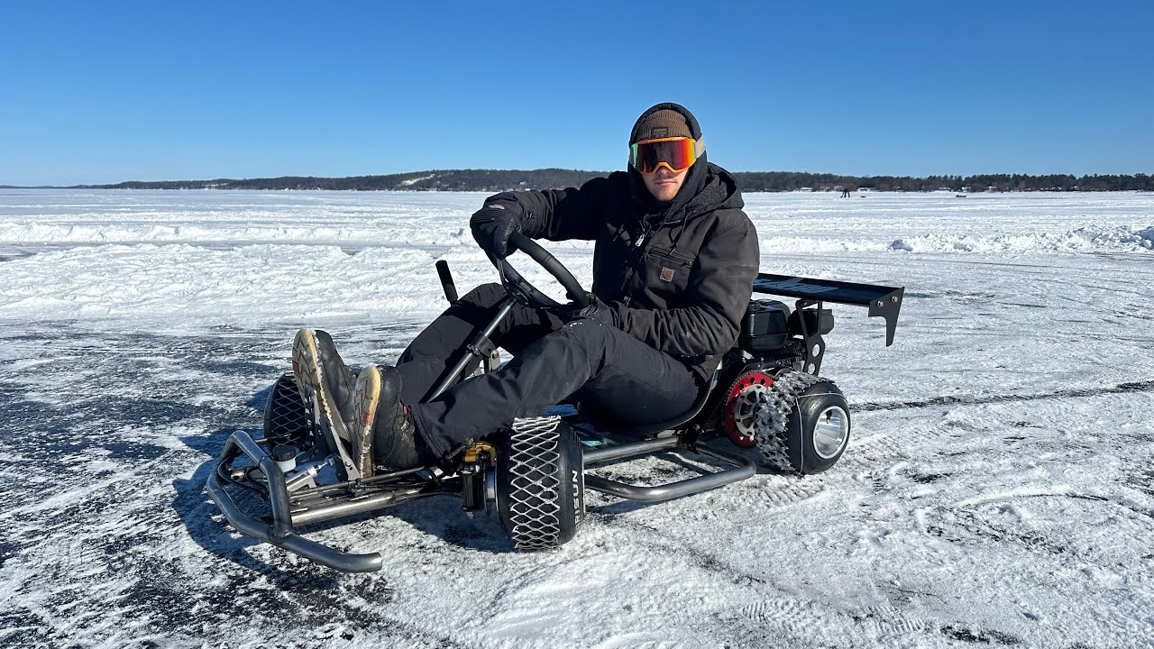 We tried Ice Karting with a Drift Kart