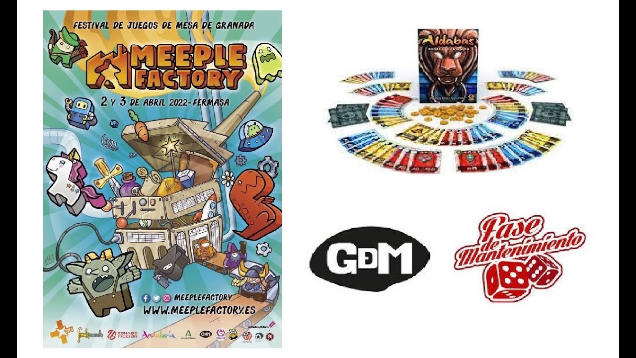 Presentaci&oacute;n Aldabas - GdM Games (Meeplefactory 2022)