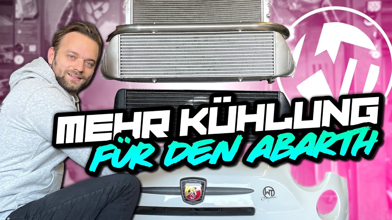 Massive Upgrades an der Abarth Front für den neuen XXL Wagner Ladeluftkühler! | Philipp Kaess |
