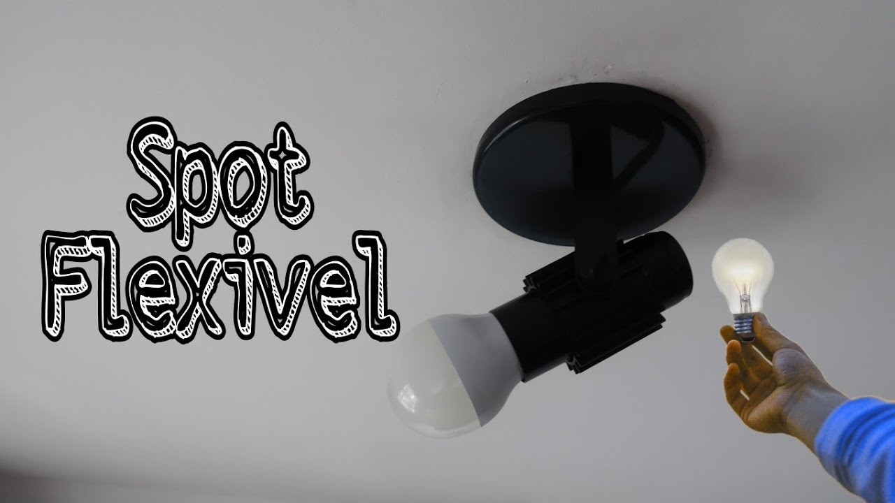 Spot para Lâmpada  - Unboxing + Instalação
