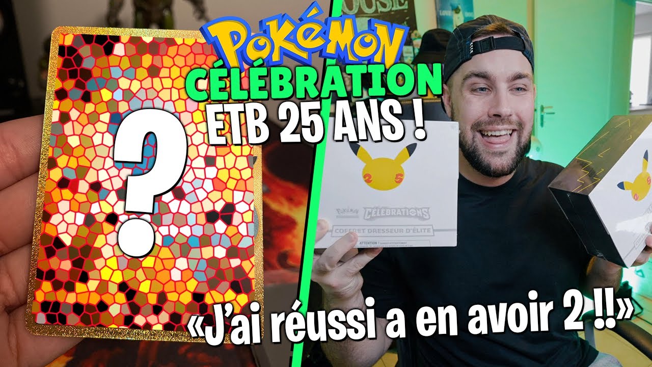 J'ouvre 2 ETB Célébration pour le Dracaufeu et mes Pikachu manquant !