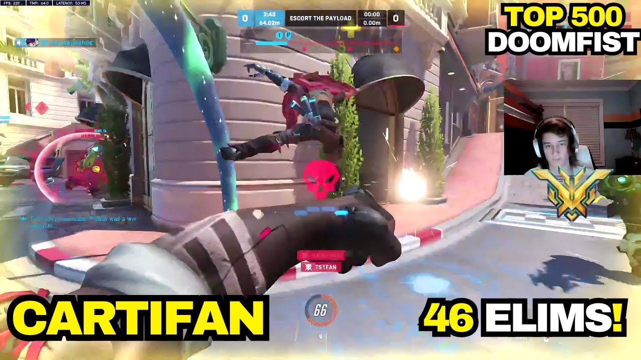46 Elims! CARTIFAN VS HARBLEU ON CIRCUIT ROYAL | OVERWATCH 2 SEASON 12