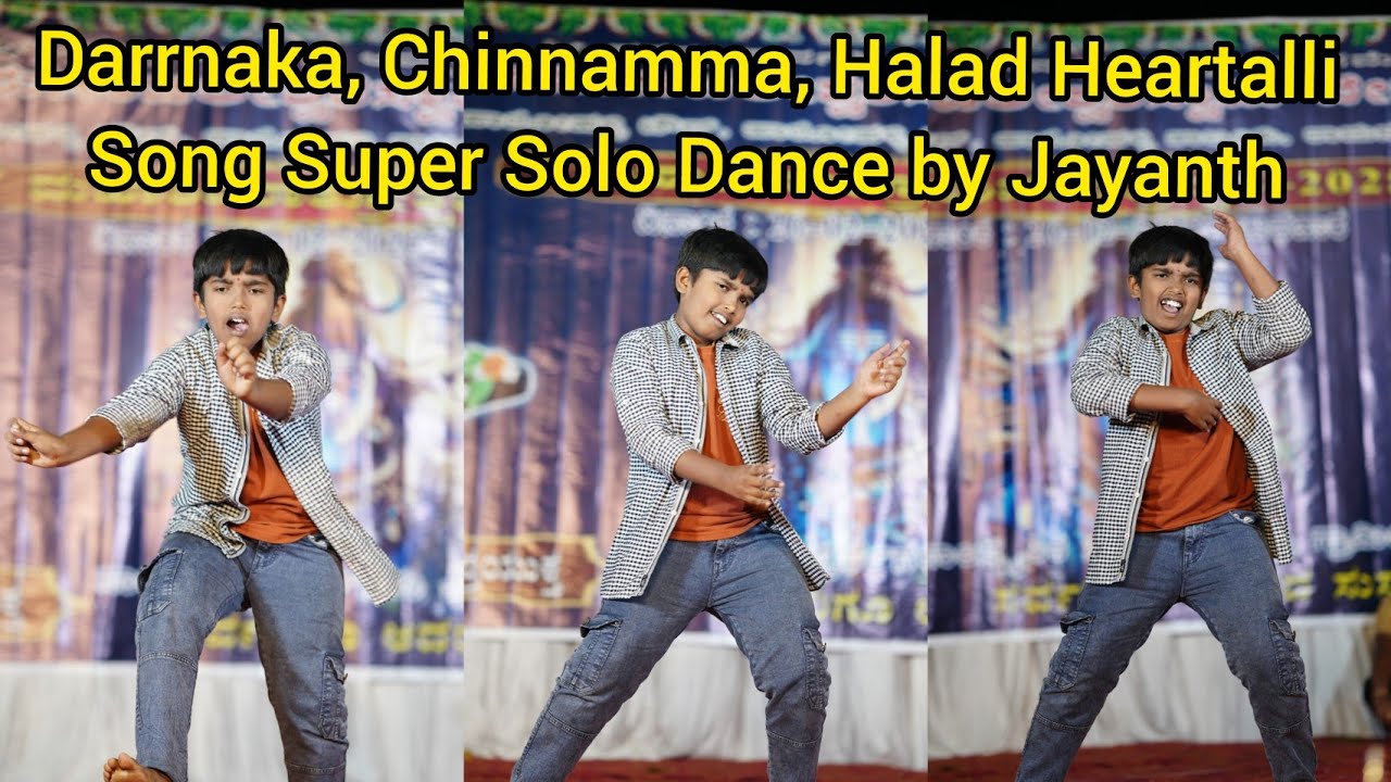 Saamy2 - Darrnaka, Golden✨Ganesh Chinnamma & Halad Halad Heartalli Song Super Solo Dance by Jayanth