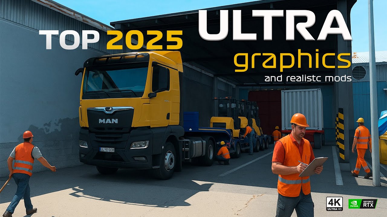 ETS2 Ultra Realistic Enhance Graphics Mod + Project Next Gen Graphics 4K - Euro Truck Simulator 2