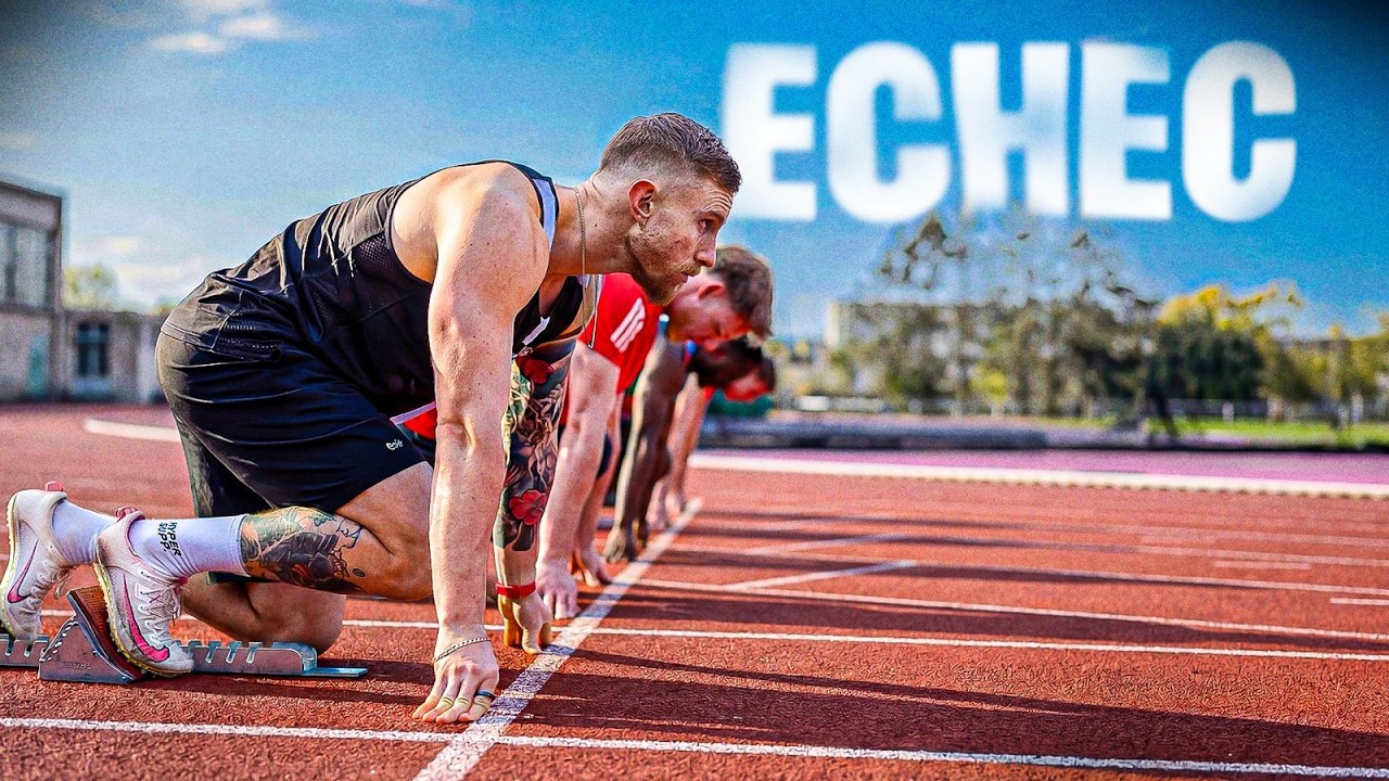 Mon premier 100m en compétition.