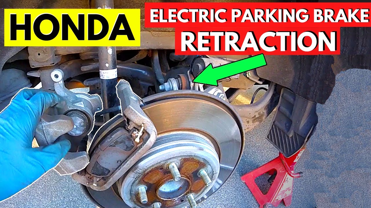 2016+ Honda. How To Manually Release / Retract Electric Parking Brake & Recalibrate. Rear Brake Job