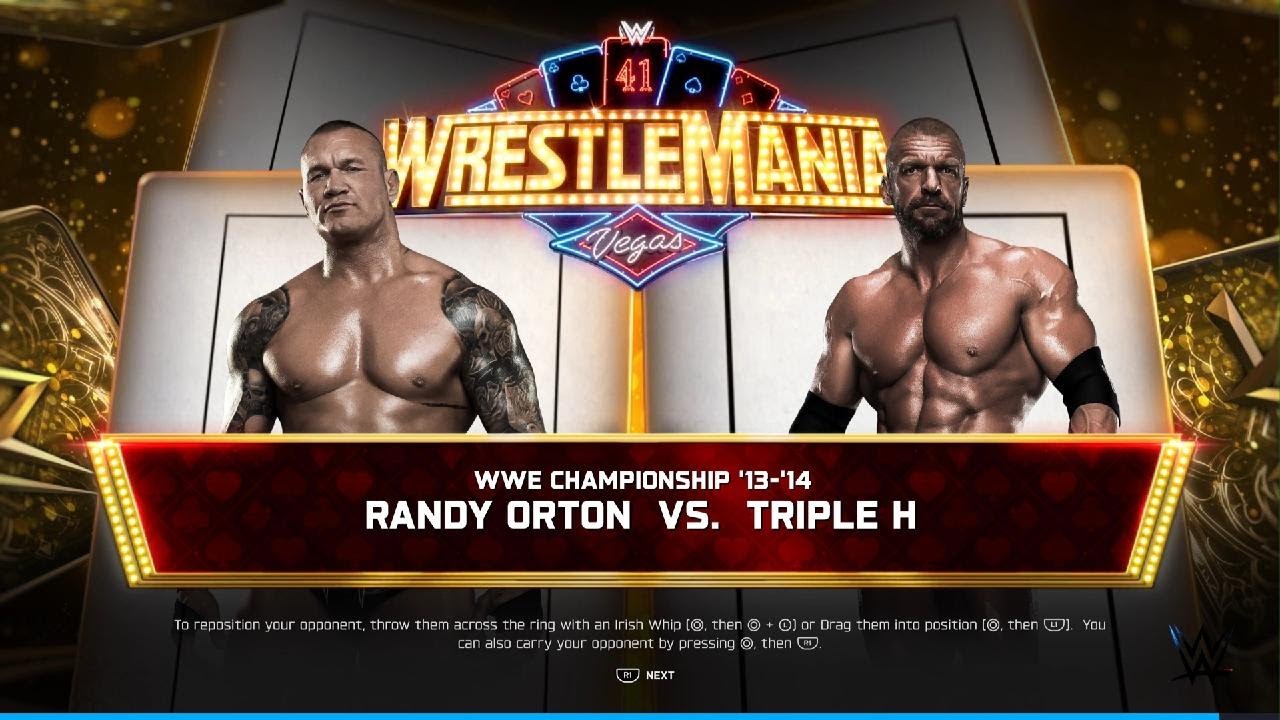 WWE 2K26 Randy Orton VS Triple H For The WWE Championship I Quit match