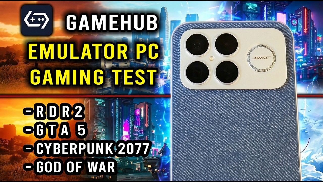 POCO F8 Ultra Gaming Test Emulator PC Gamehub Game AAA Snapdragon 8 Elite gen 5