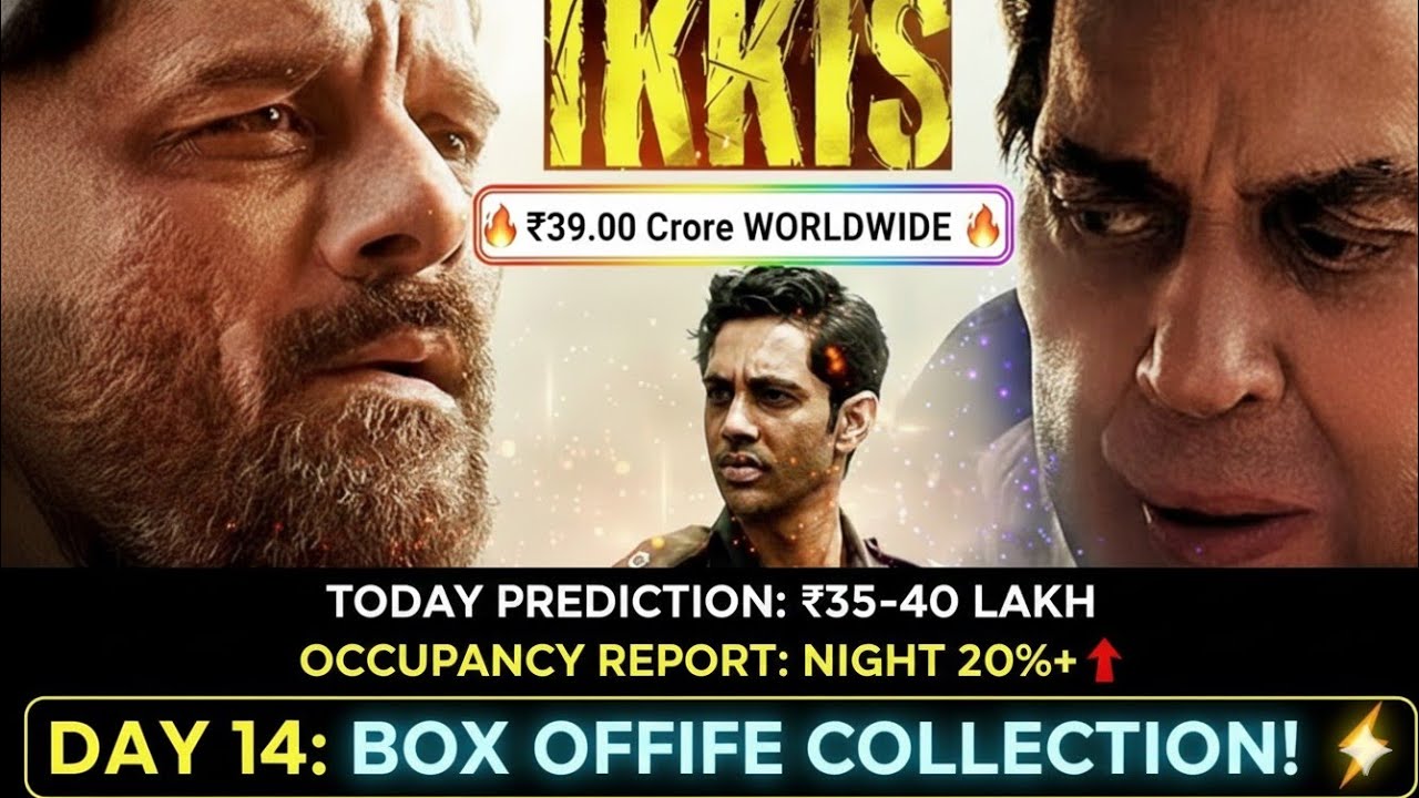 Ikkis Day 14 Box Office Collection | Agastya Nanda | Ikkis Today Collection & Occupancy