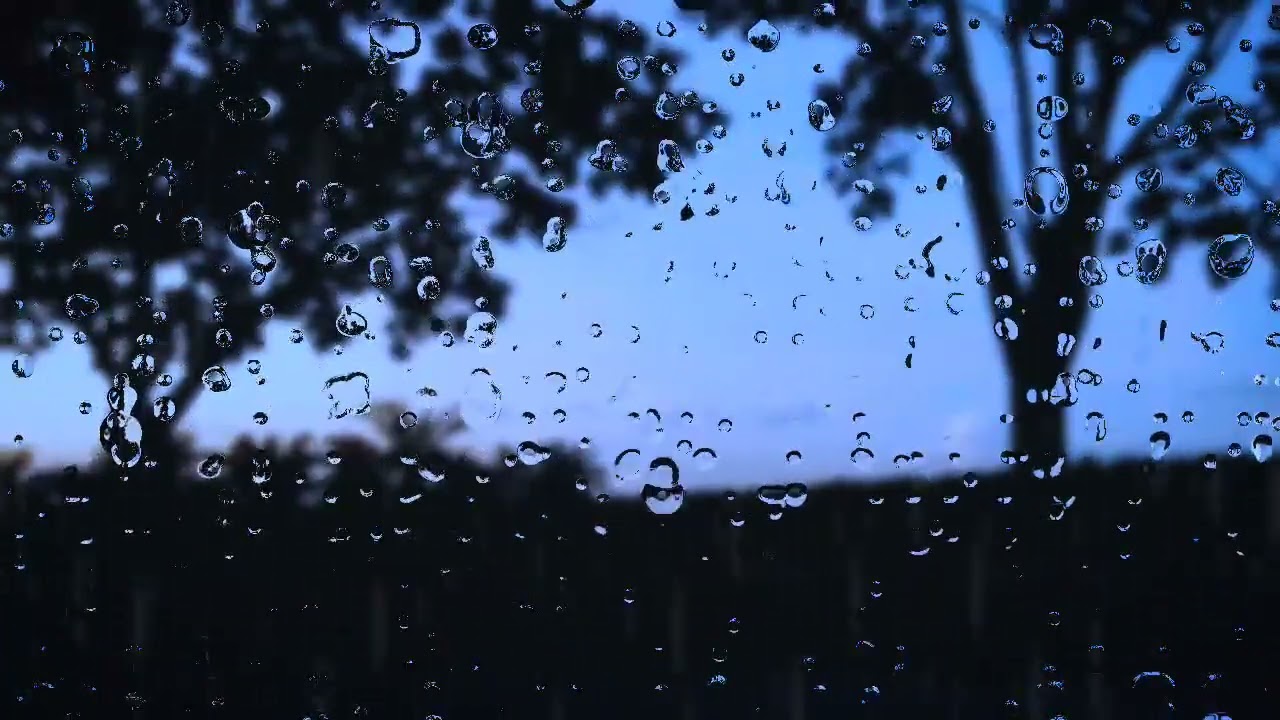 Stop Overthinking in 1 Hour – Heavy Rain & Rolling Thunder | Blue Hour Ambience For Relaxation 
