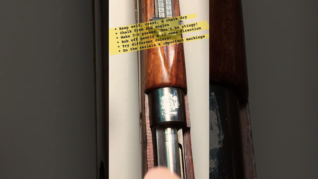 How I highlight my Milsurp firearm markings, serials, and crests to make them POP!