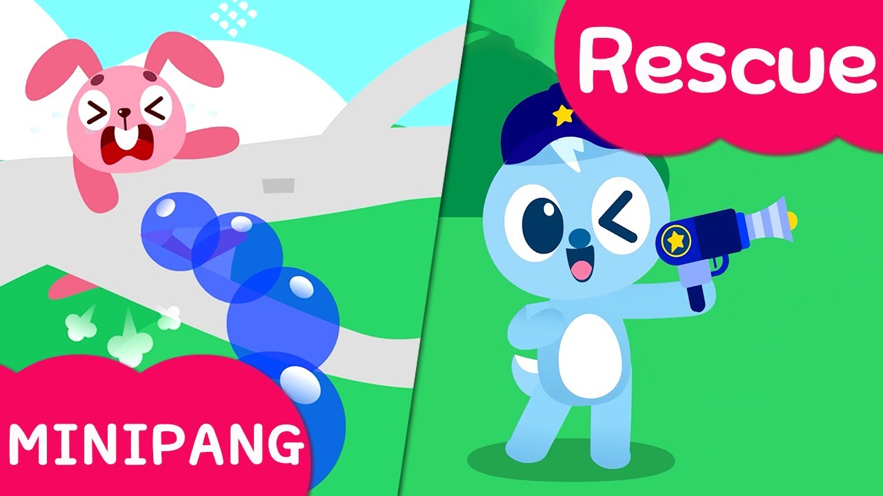 Learn colors with Miniforce | Minipang Rescue | I'm afraid of heights | Mini-Pang TV 2D Play