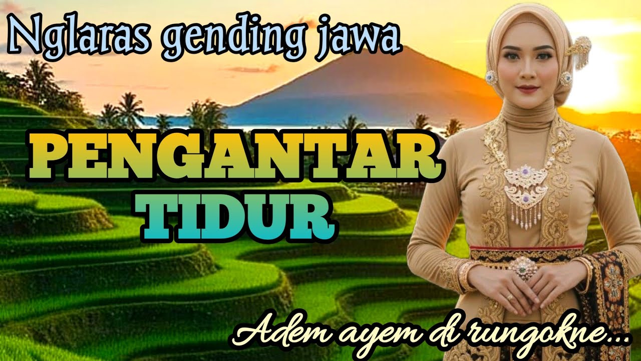 NGLARAS GENDING JAWA PENGANTAR TIDUR _ GENDING JAWA KLASIK PALING NYAMLENG ADEM AYEM DI RUNGOKNE