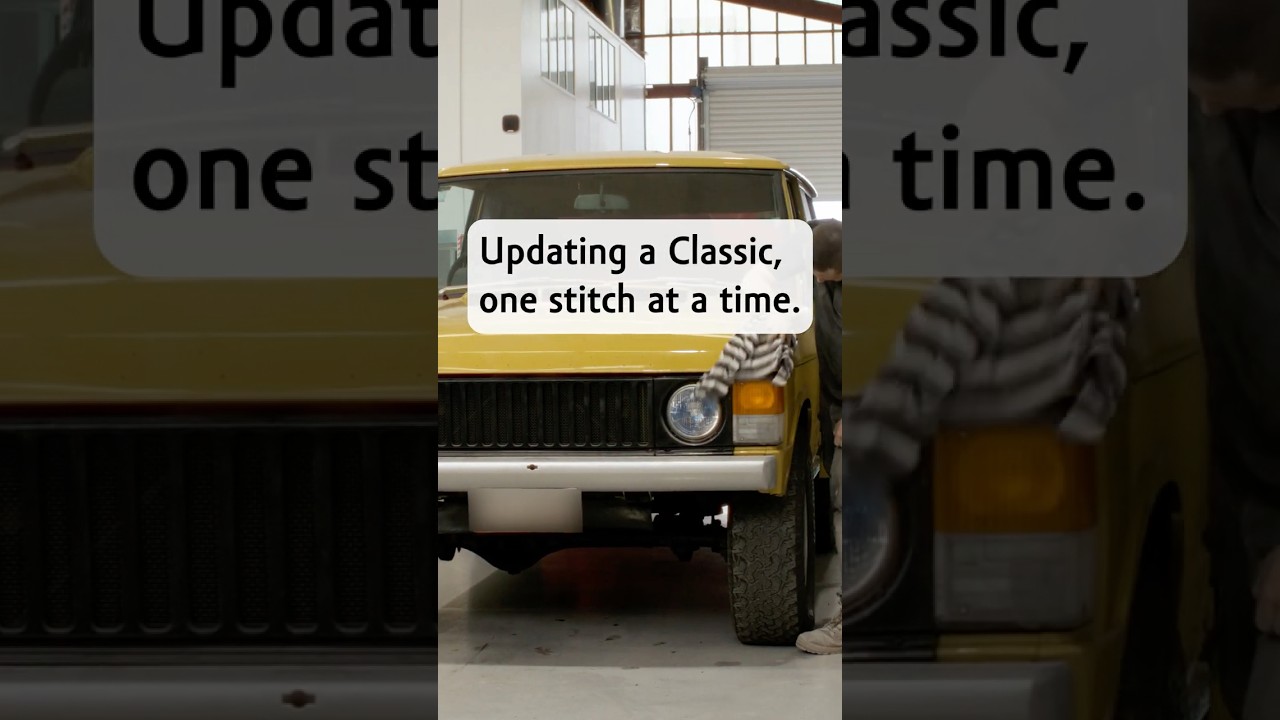 Restoring a 1974 Range Rover Classic Interior | Leather, Vinyl & Timeless Craftsmanship