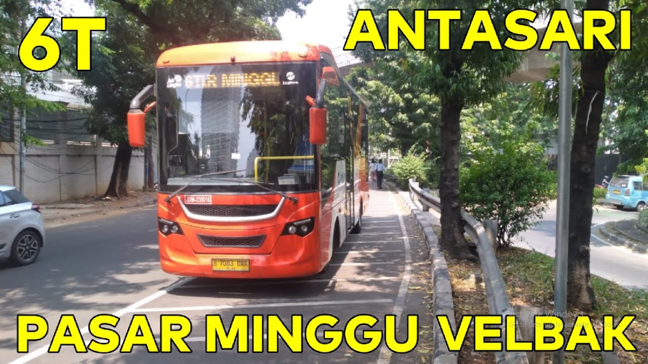 Transjakarta 6T | Pasar Minggu - Velbak | Satu-satunya Transjakarta di Antasari