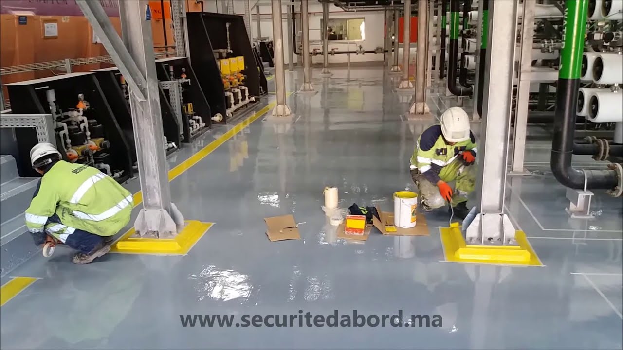 Résine pour sol industriel  NOMAC  NOOR I  zone  P.T.A