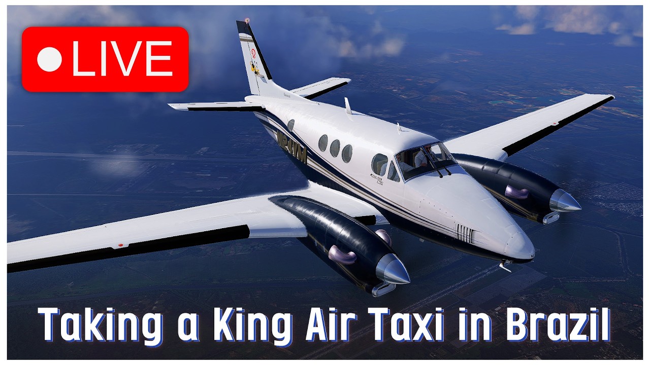 King Air C90B EVO in Brazil | What is CG and why is it important? | X-Plane 12