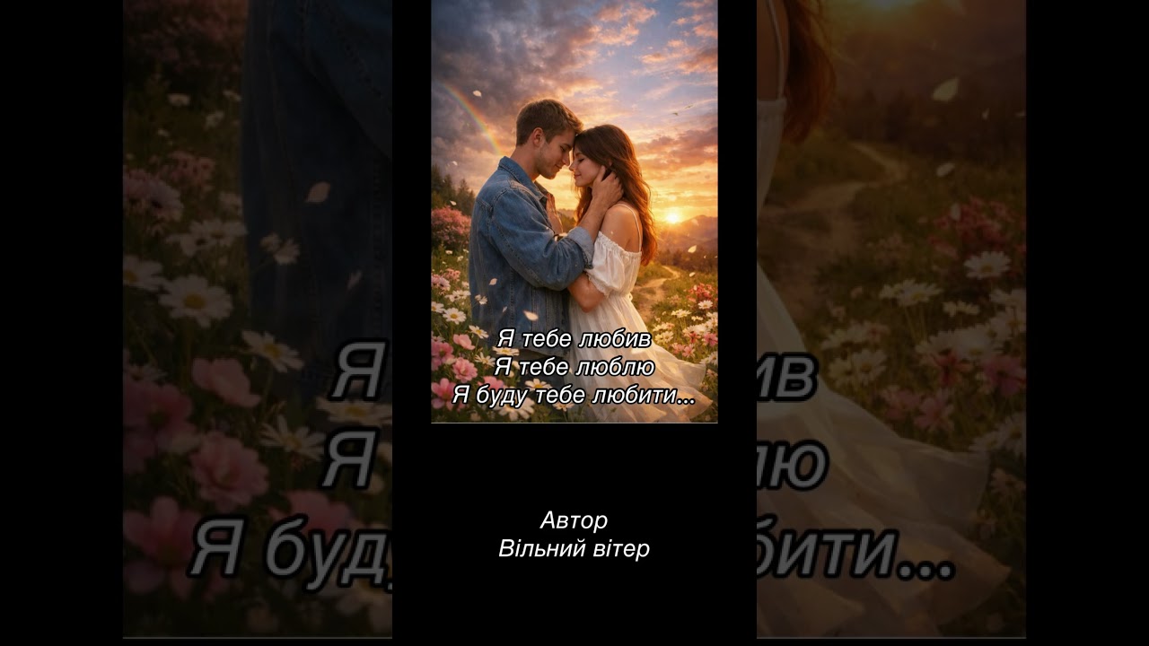 Я тебе любив, люблю і буду любити…