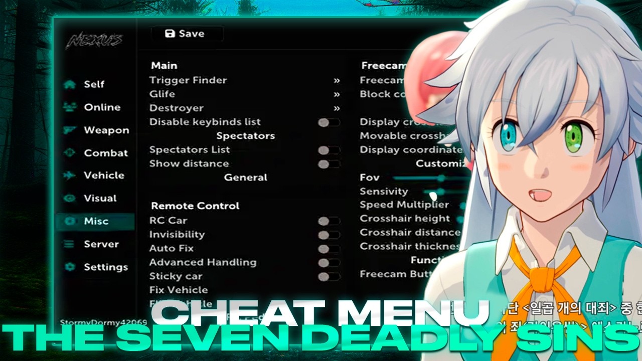 **Divine** The Seven Deadly Sins: Origin - Cheat Menu | Best Cheat The Seven | Many Functions | FREE
