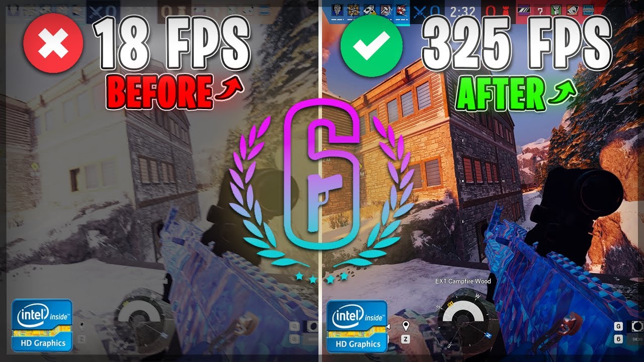 Как исправить падения FPS, лаги и задержку ввода в RAINBOW SIX: SIEGE!