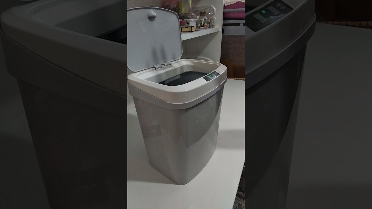 sensörlü Çöp kovası#sensor trash can# ezere hayatı kolaylastırır