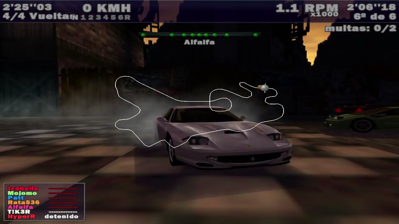 POV de borrachito si bebes no conduzcas(? - Need For Speed 3: Hot Pursuit ONLINE (HD 1.1 Normal Ver)