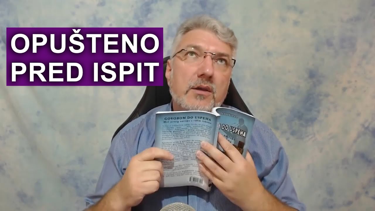 Kako biti opu&scaron;ten pred ispit i znati &scaron;ta i za&scaron;to studirati