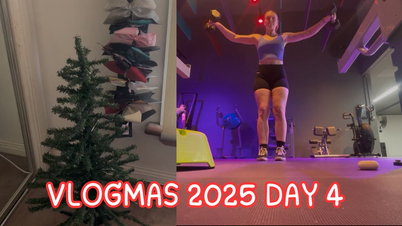 Vlogmas 2025, День 4 | Подготовка комнаты к декабрю: уборка, украшение и спортзал