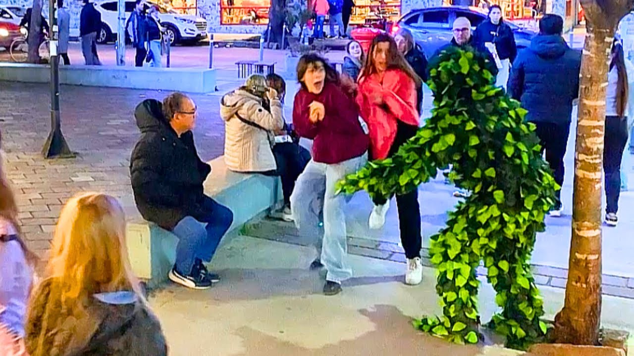 BUSHMAN PRANK ARGENTINA 2025 #hombrearbusto #scarecam