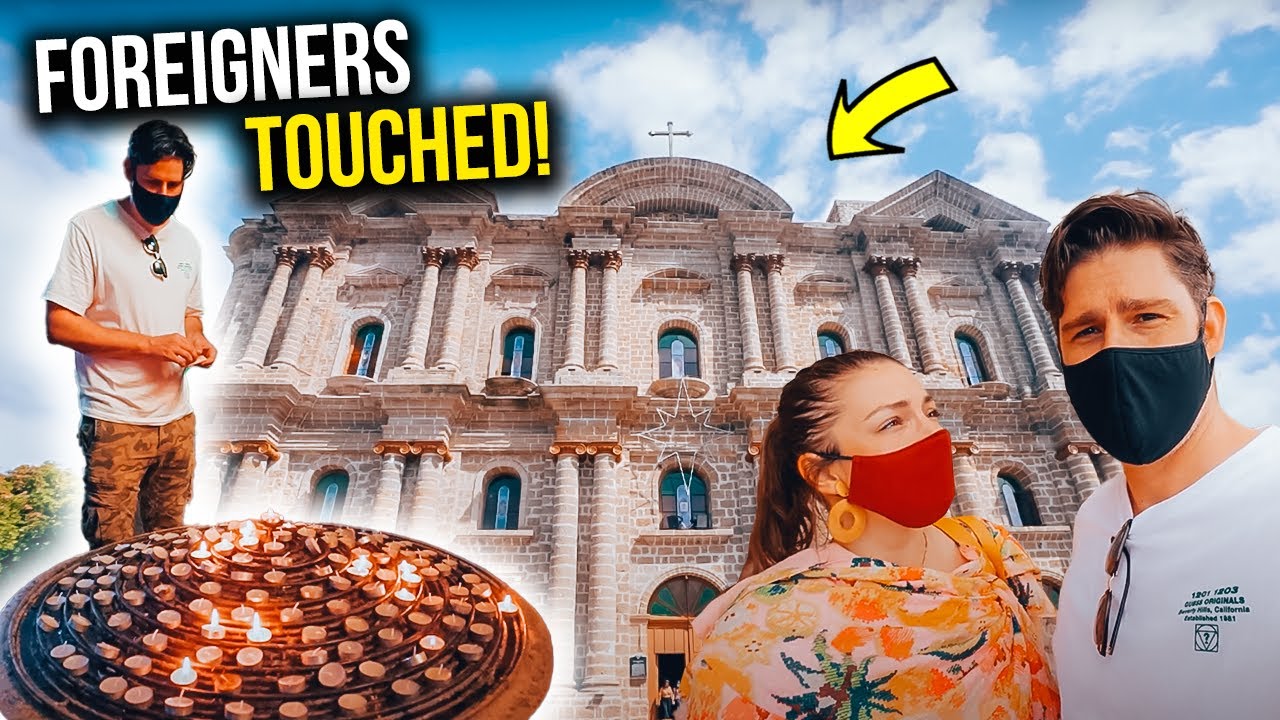 Our FIRST TIME in a Church in the PHILIPPINES - it's so beautiful!