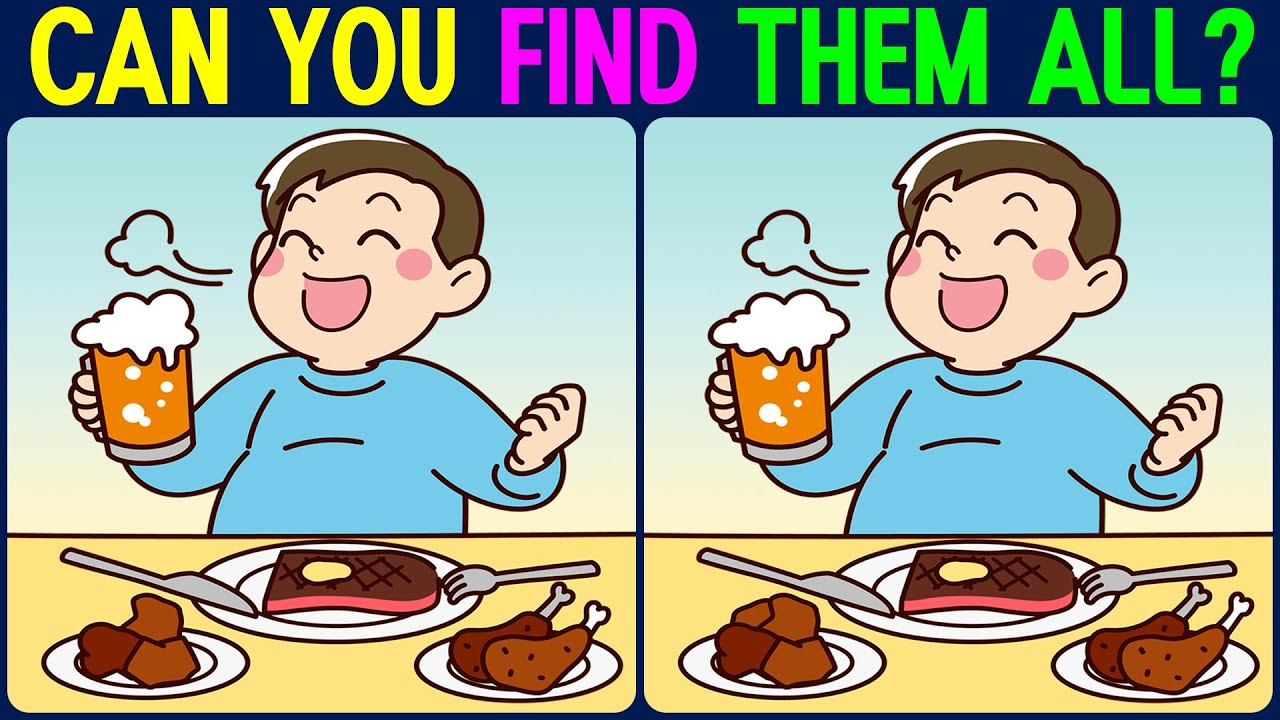 【Find the Difference】 CAN YOU FIND THEM ALL?
