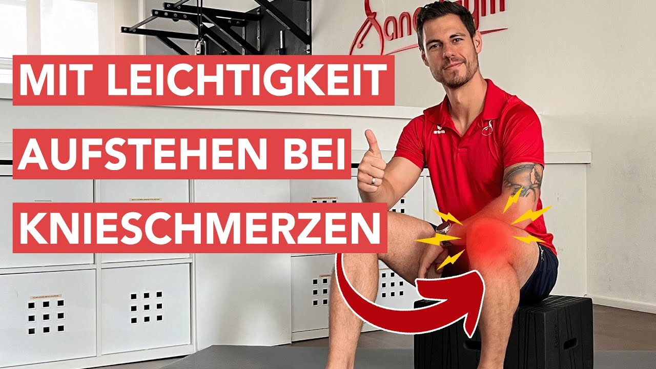 Mit Leichtigkeit aufstehen trotz Knieschmerzen – Schmerzfreie Übungen für dein Knie! 🦵💪
