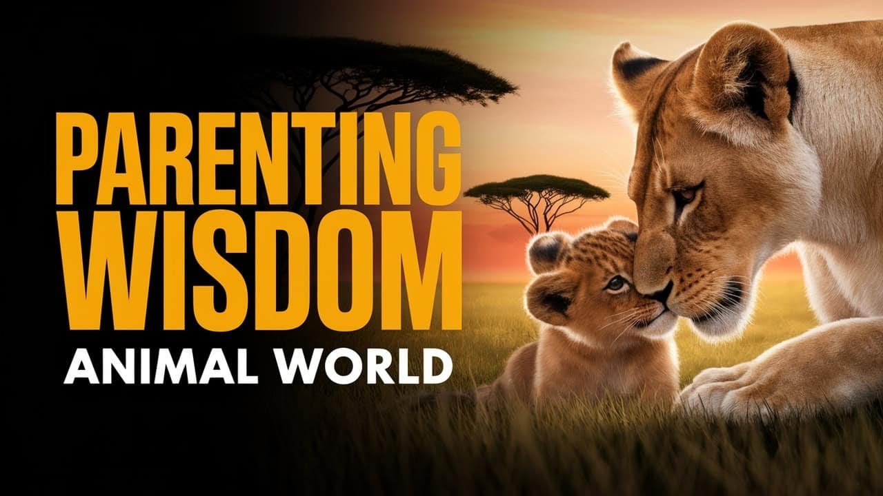 Parenting Wisdom from the Animal World!🐅🐈
