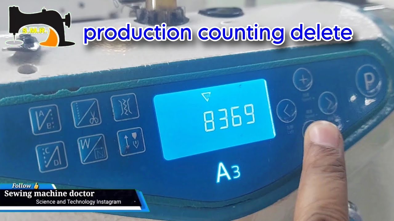 Jack a3 production counting debate program @sewingmachinedoctor