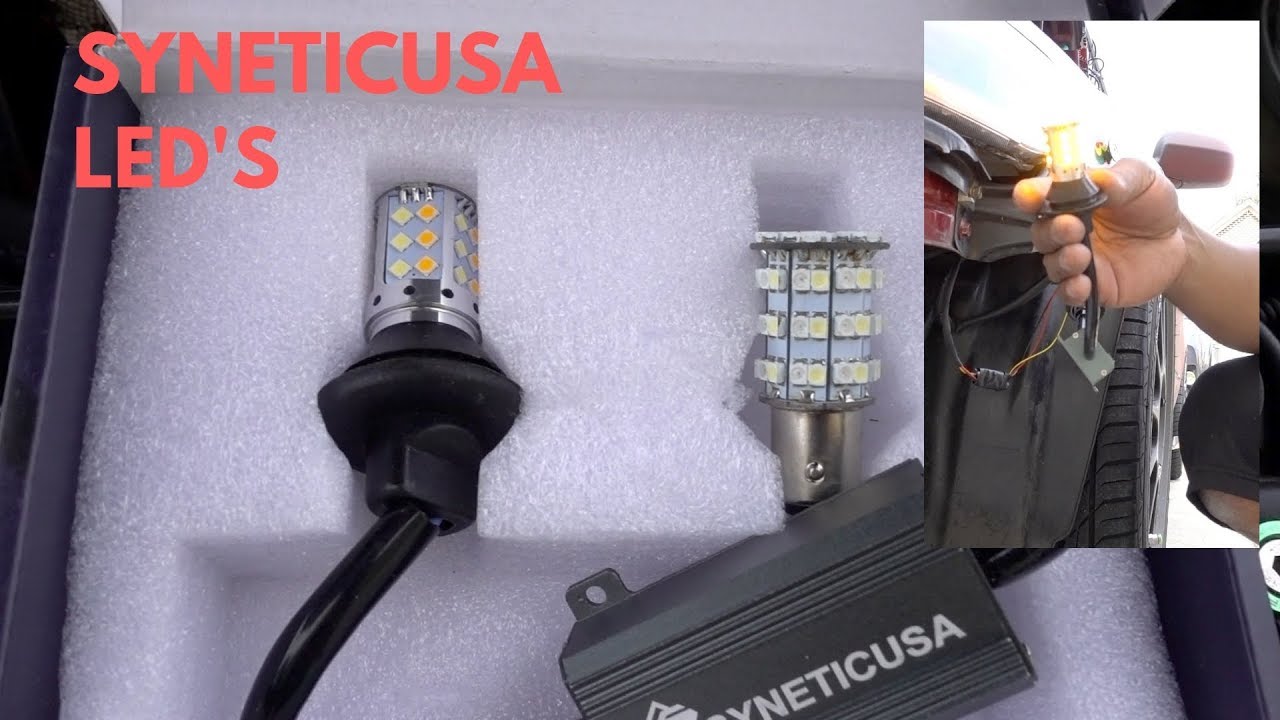 1157 SYNETICUSA LED de DOS COLORES para Direccionales del ACCORD LUCES PERRONAS