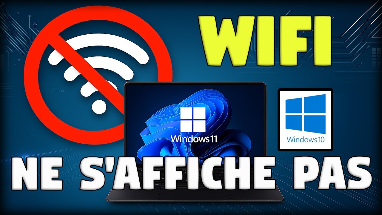 WIFI ne s'affiche PAS ! VOICI la SOLUTION ! Windows 11 / Windows 12