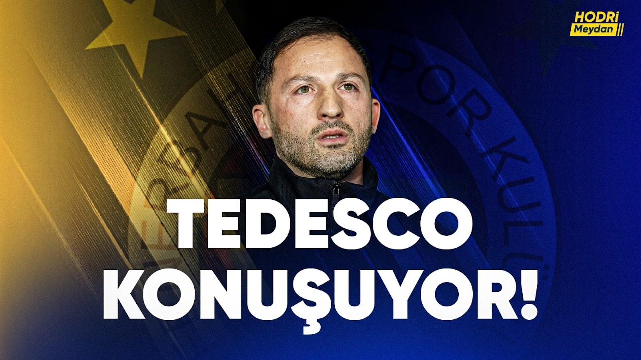 CANLI | Fenerbahçe, Trabzonspor'a karşı 3 puanı 3 golle aldı! Domenico Tedesco konuşuyor.