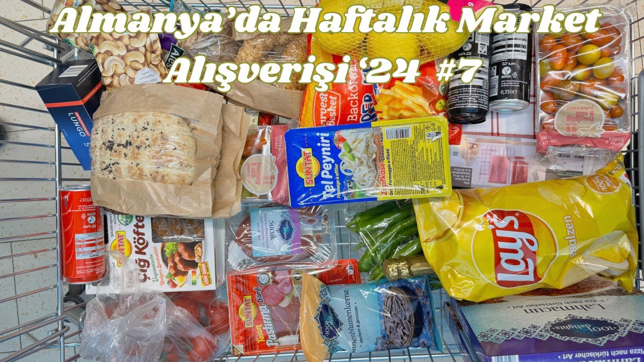 Almanya'da haftalık market alışverişi '24 #7 | Lidl (Türk Haftası) , Netto