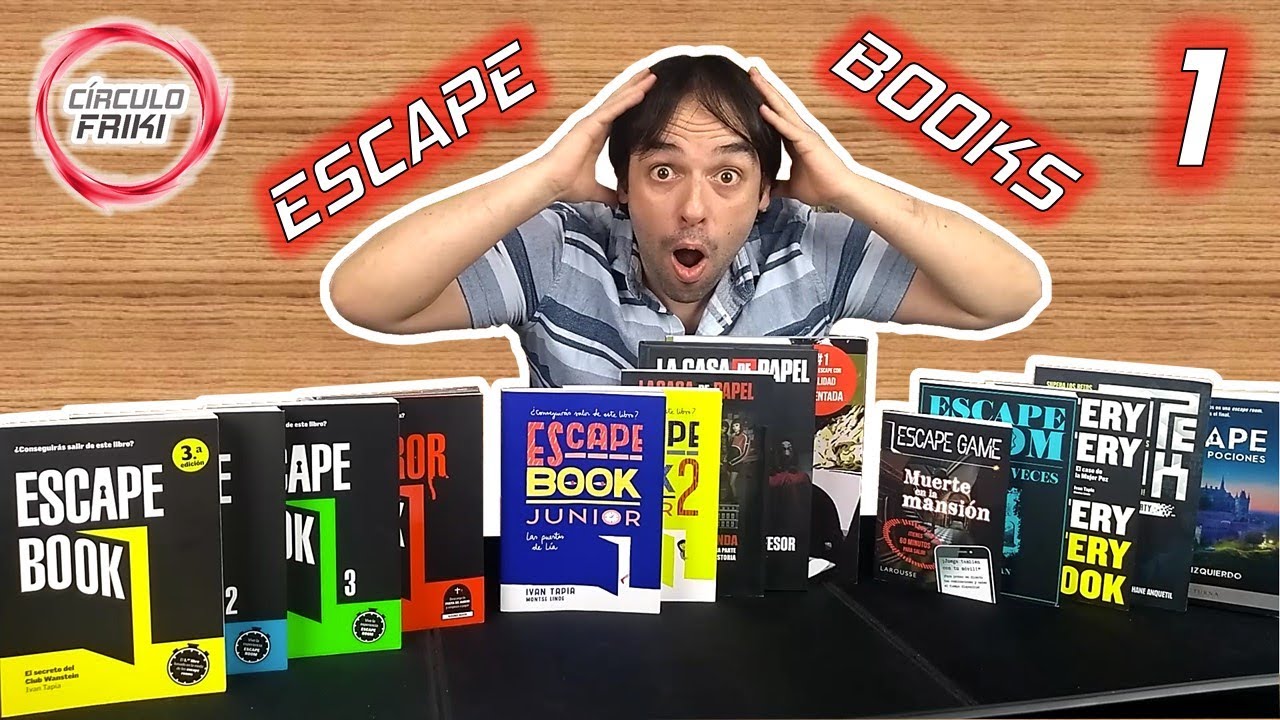 ⭕📕📖ESCAPE BOOK📖📕: libros basados en los Escape Room (primera parte)