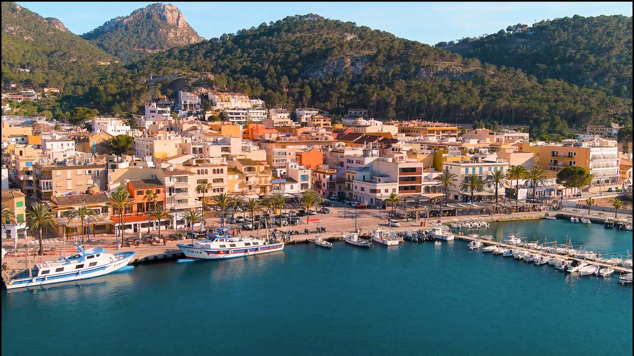 Port de Andratx , Palma de Mallorca, Drone, Free Flight, 4K