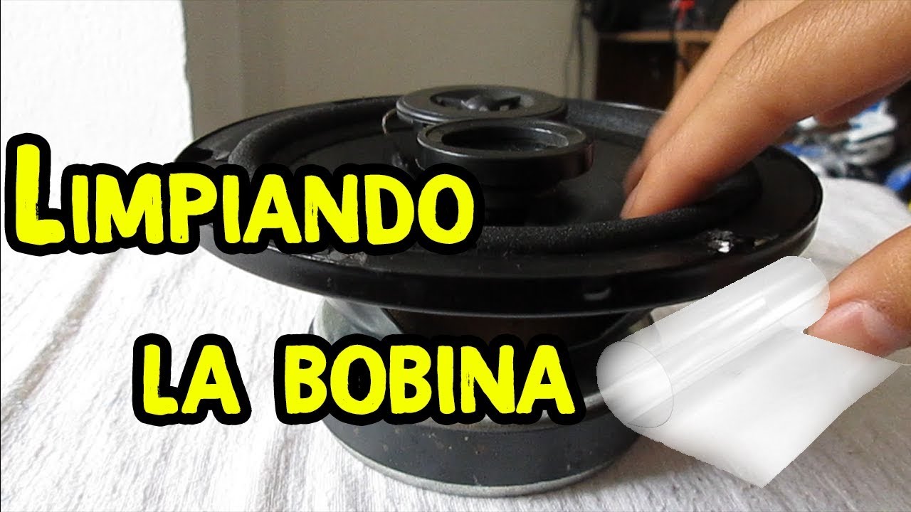 Como limpiar la bobina de una bocina FACIL Y RAPIDO