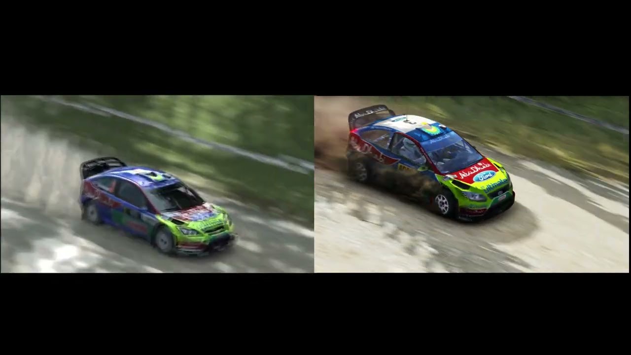 Gran Turismo vs Assetto Corsa (Eiger nordwand k trail)