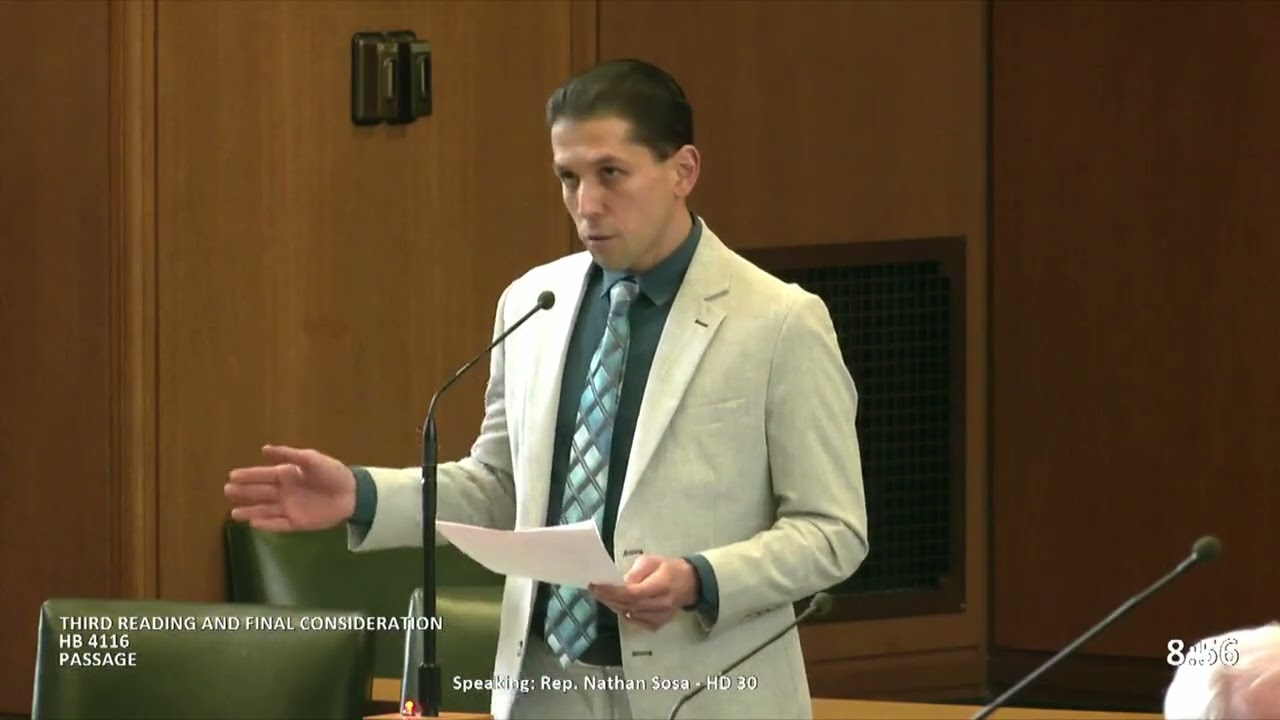 Rep. Sosa opening comments HB4116
