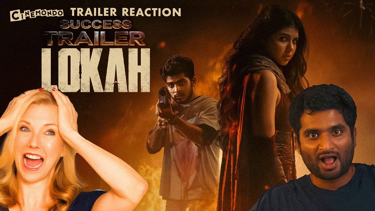 Lokah Глава 1: Chandra Success Трейлер РЕАКЦИЯ! | Kalyani | Naslen | Dominic Arun! Cinemondo!